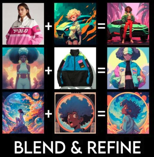 Blend & Refine — generative AI design strategy