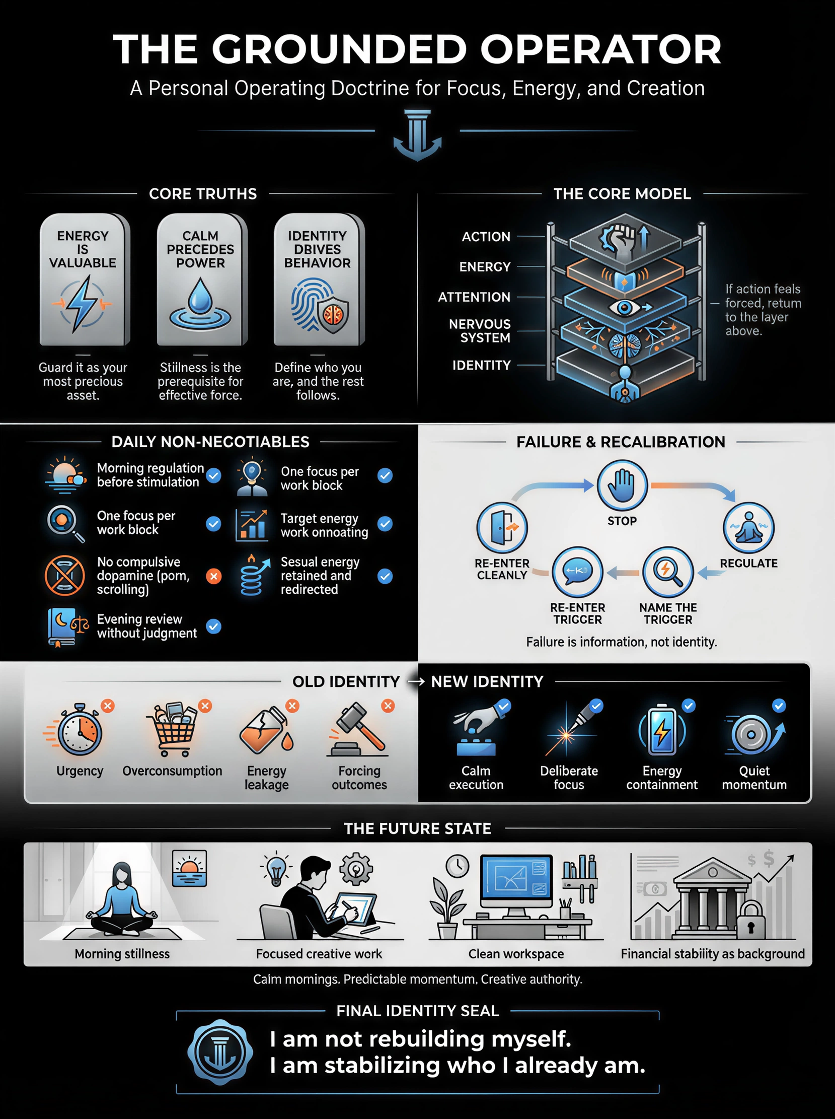 Conceptual Architecture — visual system and infographic design